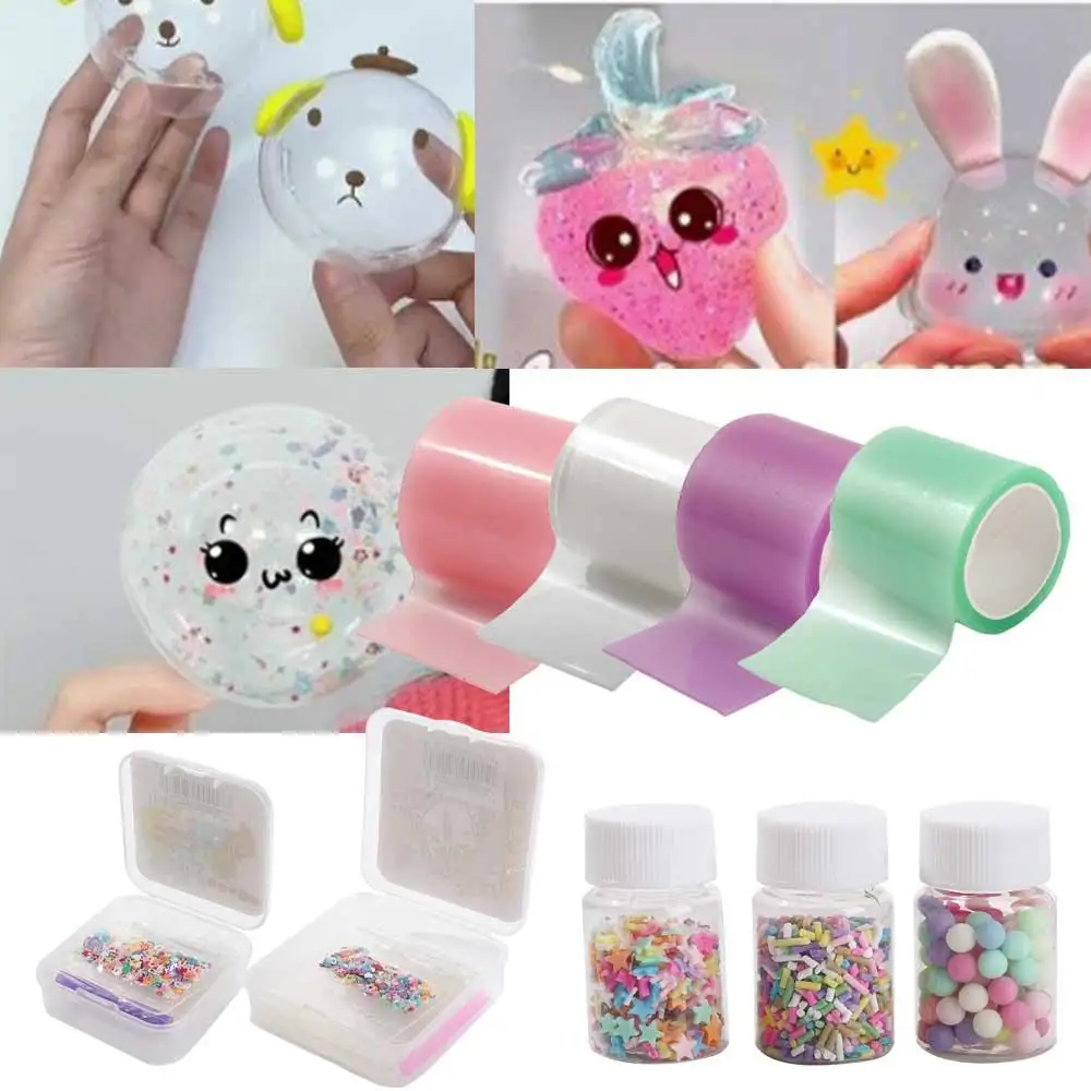 Zijdeplakband Diy Craft Pinch Speelgoed Verjaardagsgeschenken Blazen Bubble Set Nano Zelfklevende Nano Bubble Tape Nano Lijm Kneden