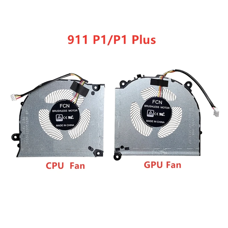 Brand New Original Laptop CPU GPU Cooling Fan For THUNDEROBOT 911 P1 P1 Plus