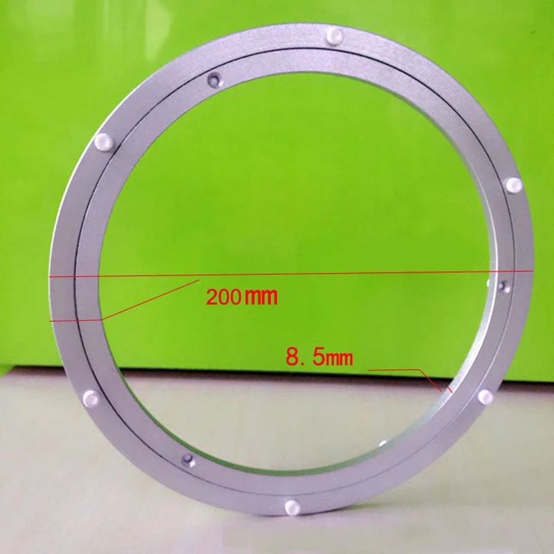 Aluminum Lazy Susan Bearing Turntable Plate, Industrial Grade, Suitable for Catering Services, Food Display, TV Monitor Stand