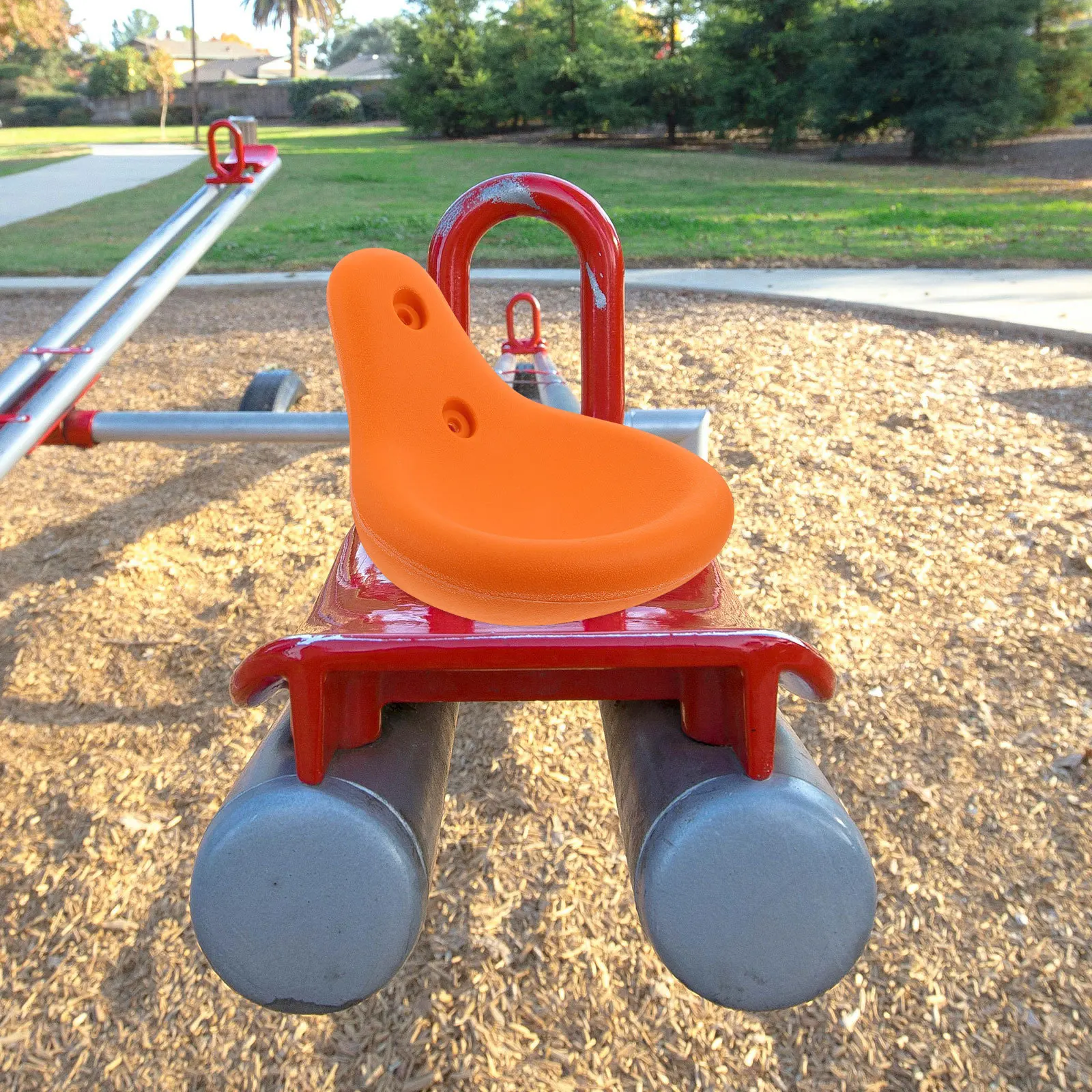 Ergonomic Swing Seat Board for Kids - Heavy Duty Plastic Child Swing Seat for Backyard Garden Playsets Weatherproof Design