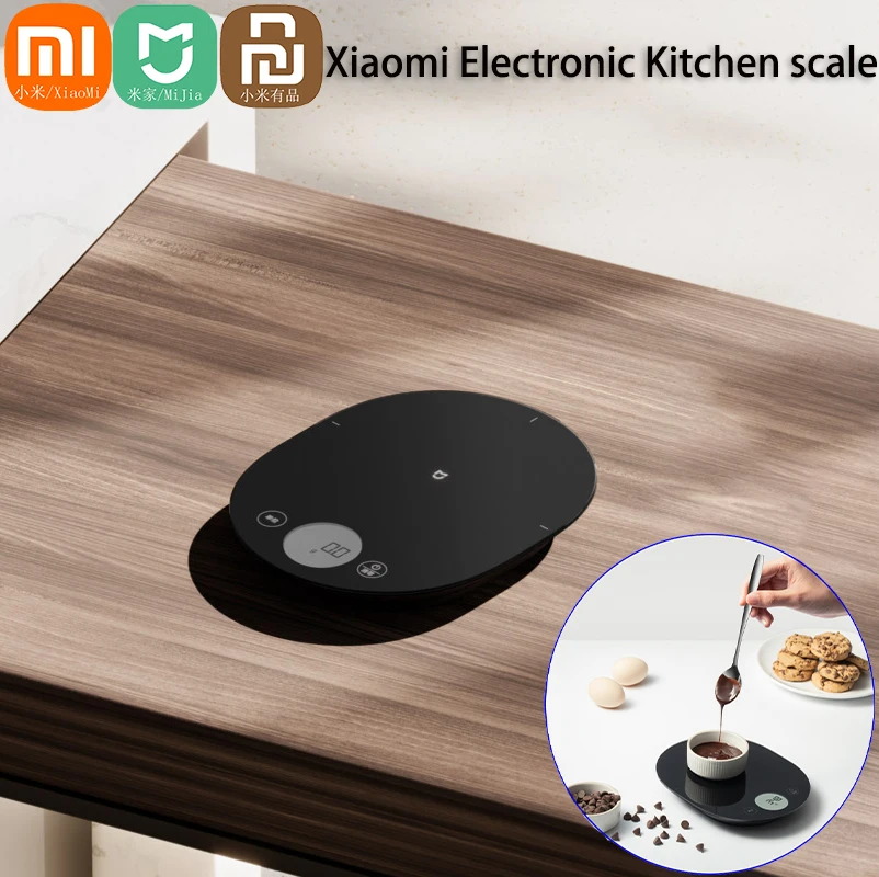 

Умные электронные кухонные весы Mijia, весы 0,1 г, высокая точность, весы для приготовления пищи, инструменты Xiaomi, цифровые весы для еды 3 кг