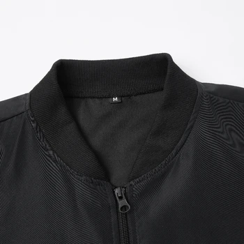 2024 Spring and Autumn New Baseball Collar Short Loose Solid Color Jacket Men's Business Casual Thin Coat Trend 4