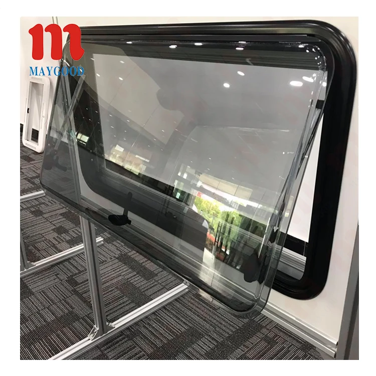 

Aluminum alloy double layer acrylic glass caravan motorhome window 1450*550 mm