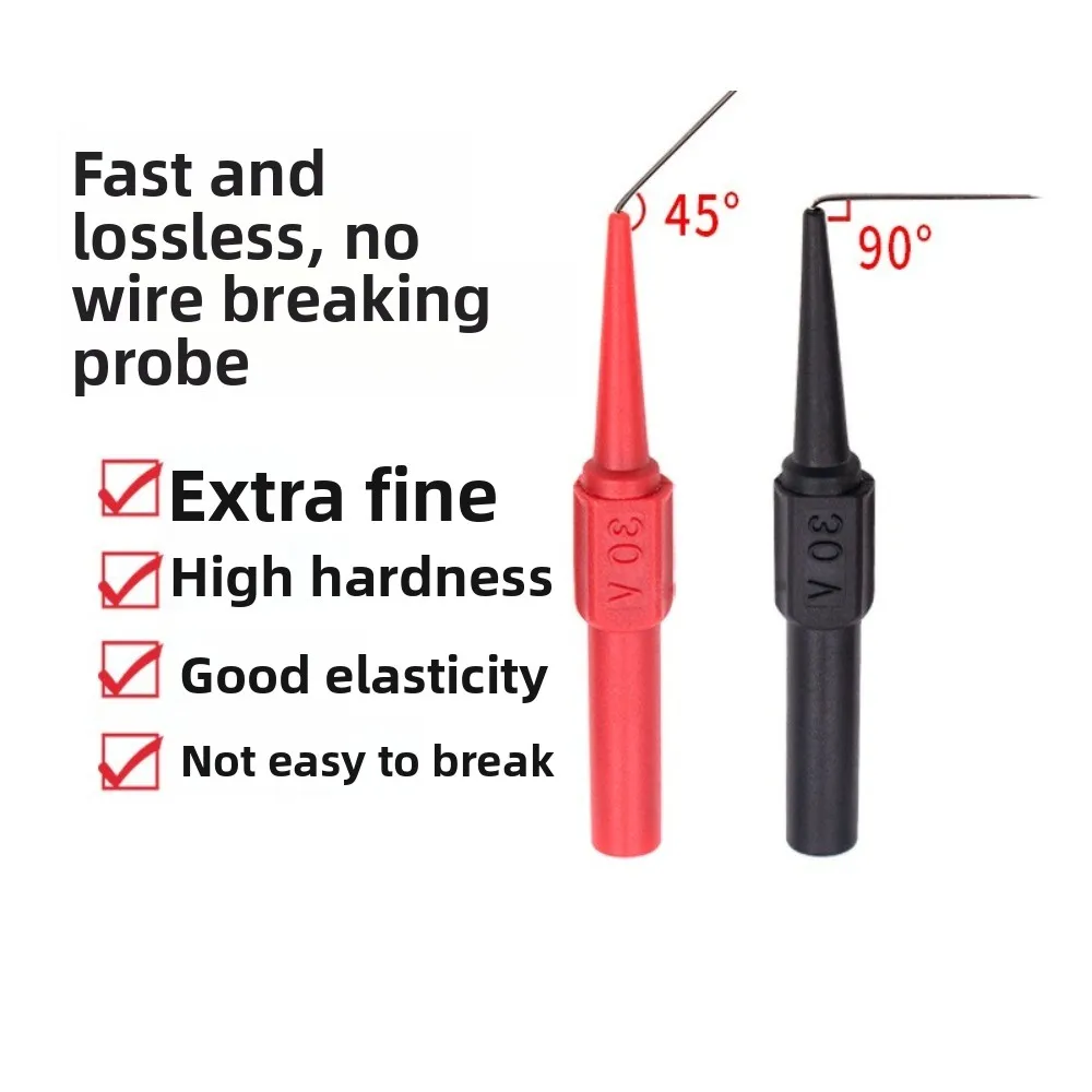 موصلات اختبار السيارات ذات المسبار السميك - أقلام متعددة بإبرة خلفية سلكية للثقب، قابس موز عالي الحرارة 4 مم، -50 ~ 200 ℃ . #2