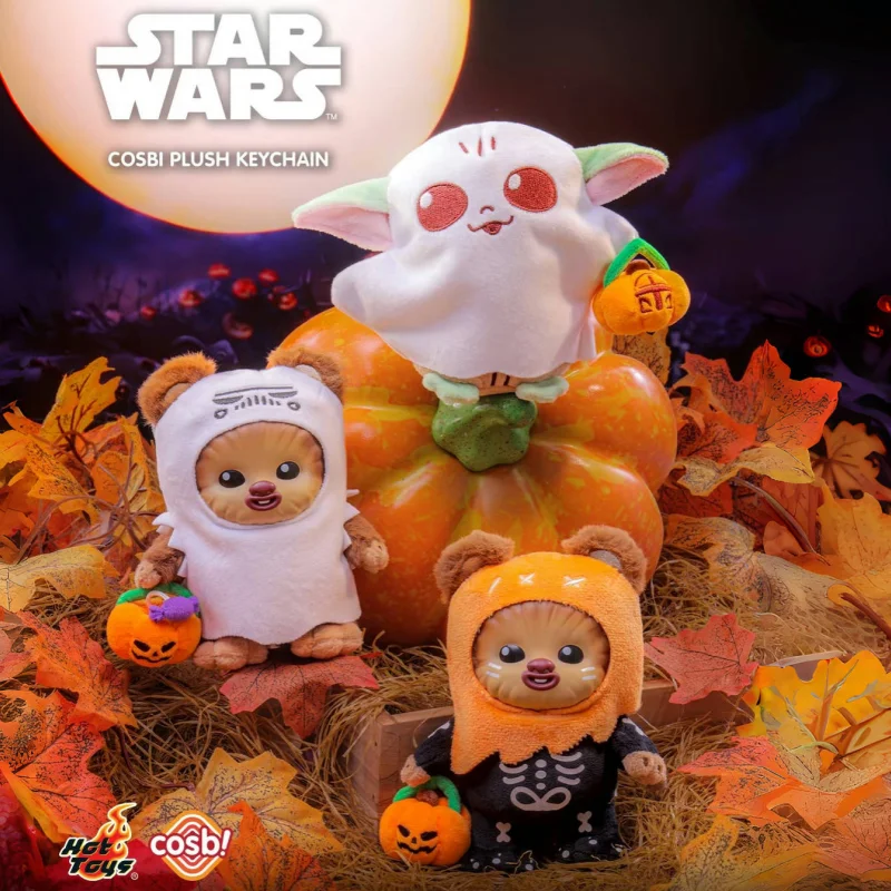 New Arrivals Original Hot Toys Halloween Series Cosbi Collection Blind Box Halloween Gift Toy All Saints' Day Decorations Doll