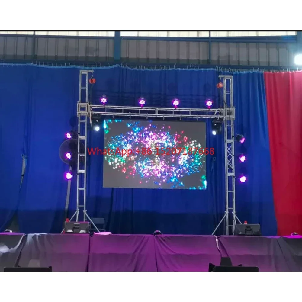 Raybo Church Background Display LED, Rgb Backdrop Video Wall, Evento Mega Telas para Publicidade nas Lojas, 4X3 México Display LED Eletrônico