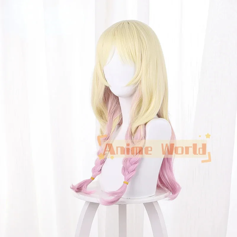 أونيتسوكا ناتسومي شعر مستعار تأثيري LoveLive! سوبر ستار!! الشعر مضفر مجعد متموج أنيمي مدرسة المعبود الفتيات أغطية الرأس غطاء شعر مستعار مجاني #2