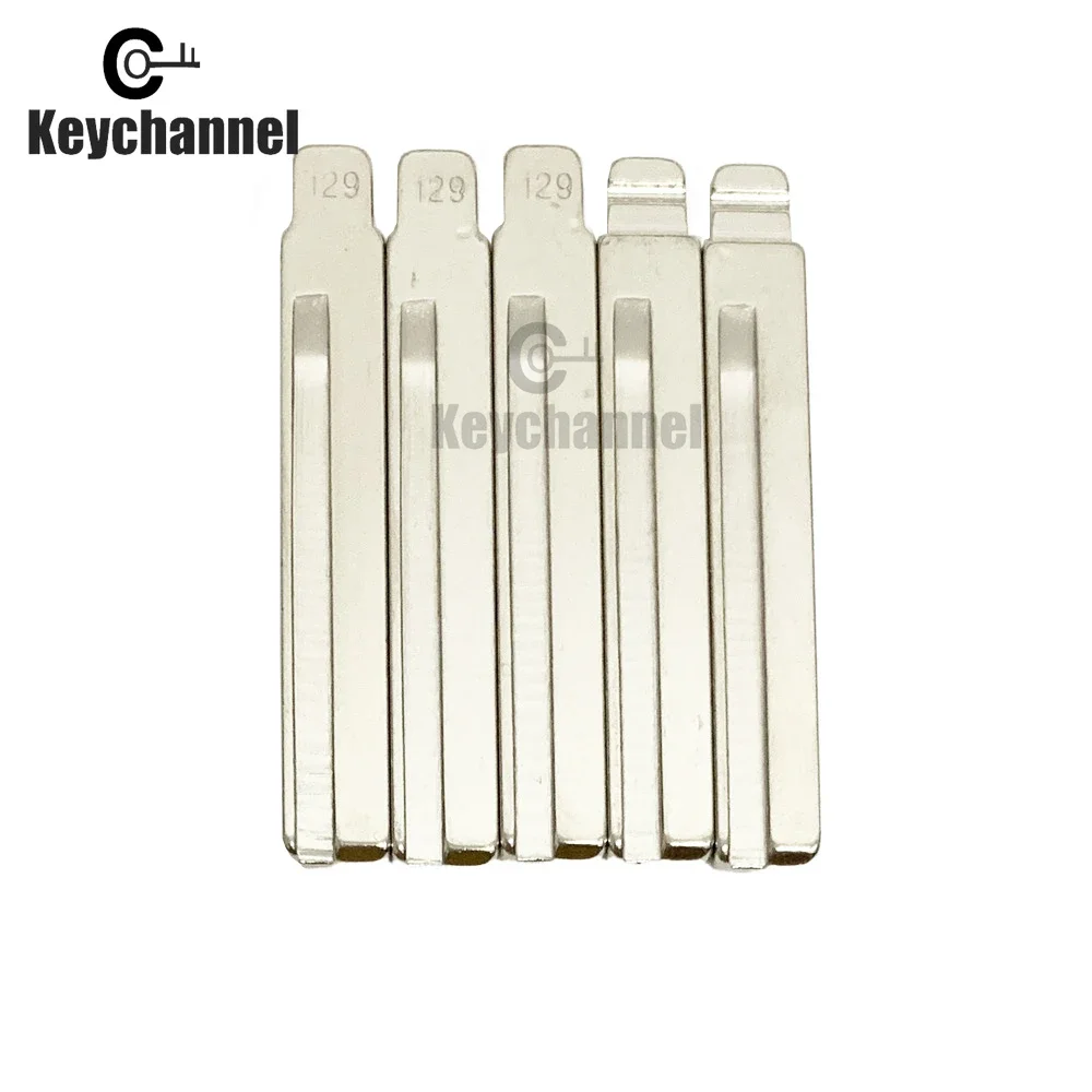 10pcs HY18R Car Key Blade Lishi HY20R KD Flip Remote Blank 129# for Hyundai Santa Fe Accent Kia Picanto for KD VVDI Flip Remote