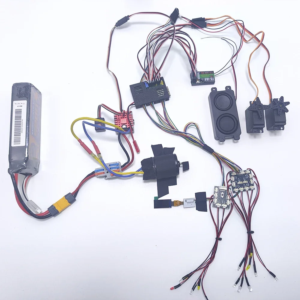 

1 комплект звуковой световой системы для радиоуправляемого грузовика 1/14 Tamiya Scania MAN VOLVO ACTROS