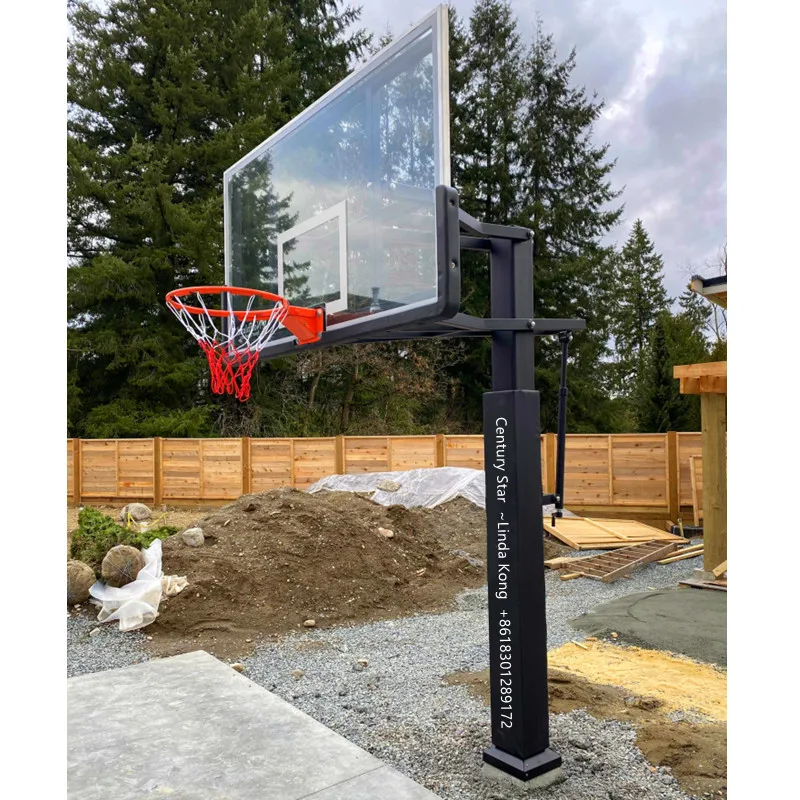 New Arrivals Professional Basketball Hoop Outdoor Adjustable Basketball Training Equipment Adults Portable Basketball Goal