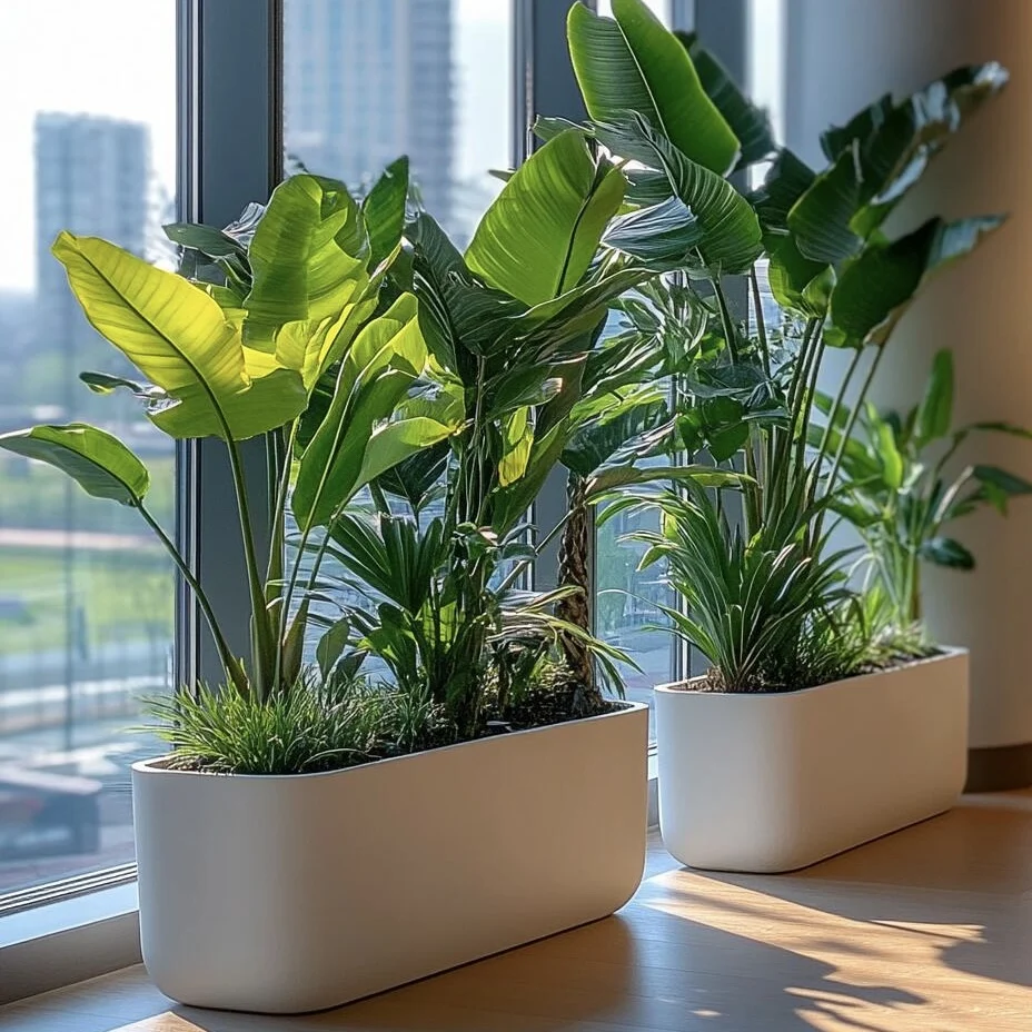 

Украшение сада, большой цветочный горшок из нержавеющей стали для продажи