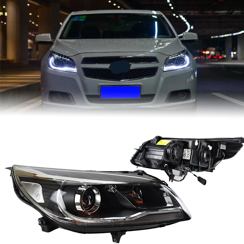 Car For Chevrolet Malibu 2012–2016 Headlights DRL Hella LED Bi Xenon Bulb Fog Lights Car Accessory Head Lamp