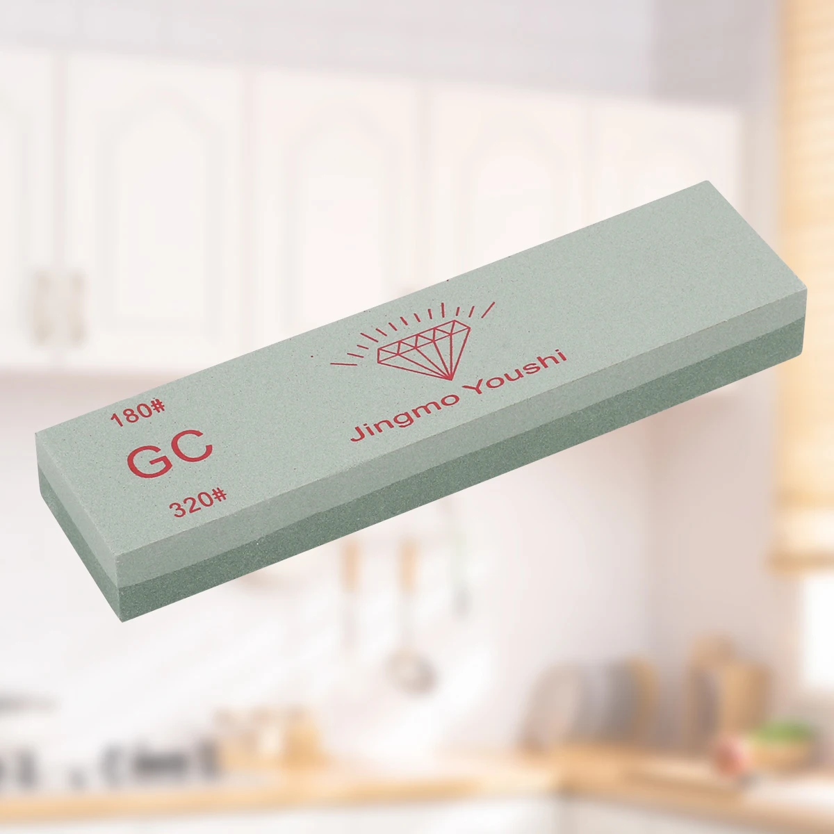 หินลับมีด8นิ้วหินลับมีด180/320กรวดหินเปียกสองด้านสำหรับลับคมใบมีดสิ่วใบมีดใบมีดกรรไกร