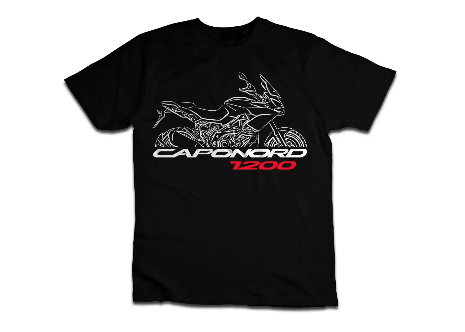 

2024 Men T Shirt Casual Aprilia Caponord 1200 Motorcycle T-shirt Graphic Summer Short Sleeves 100% Cotton Streetwear S-3XL Tee