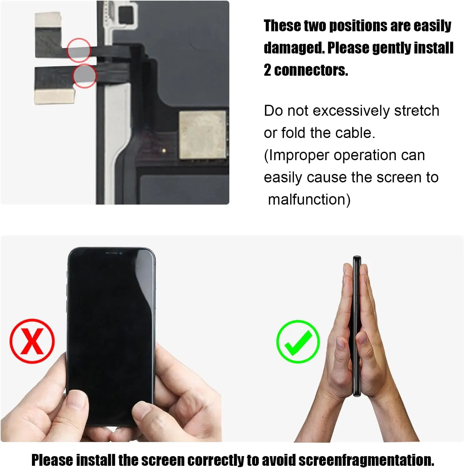 for iPhone 7 8 Plus SE2020 Screen Replacement Frame Assembly Display 3D Touch Screen LCD Digitizer with Repair Tools Kits - view 6