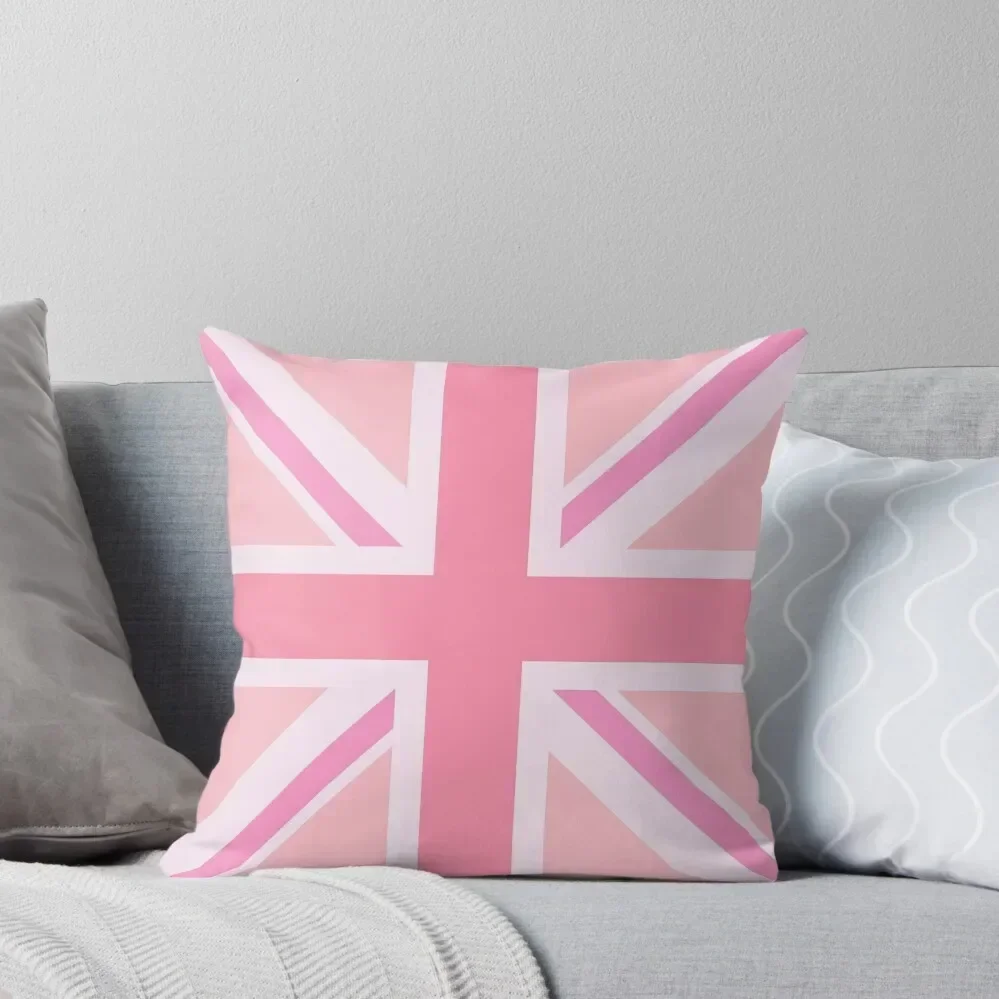 

Pink Union Jack/Flag Design Throw Pillow Pillow Covers Decorative Cushion Child luxury decor pillow