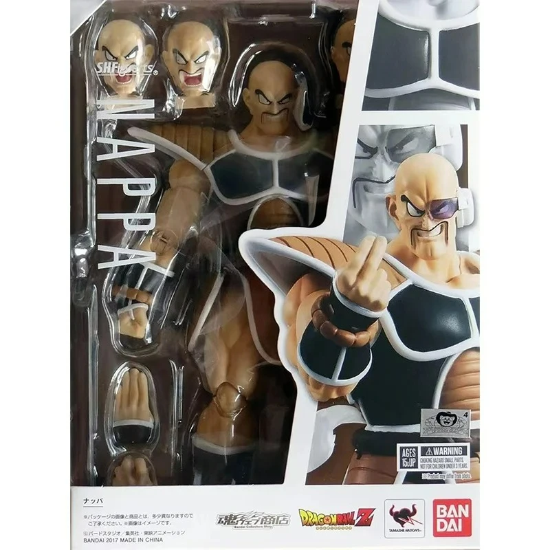 

Dragon Ball Z Original Bandai S.H.Figuarts Nappa Limited Edition 17.5CM Animation Action Figure Toy Collection Gift In stock