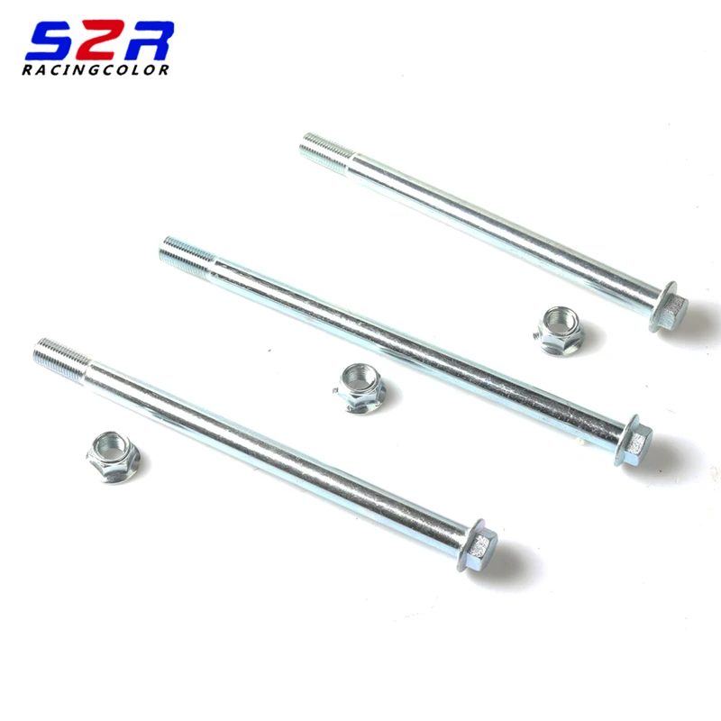 Motorcycle Front Rear Back Wheel Axle Shaft Pivot Assy For YAMAHA YBR125 YBR YB 125 YB125Z  125CC 150CC 250CC Dirt Bike Parts