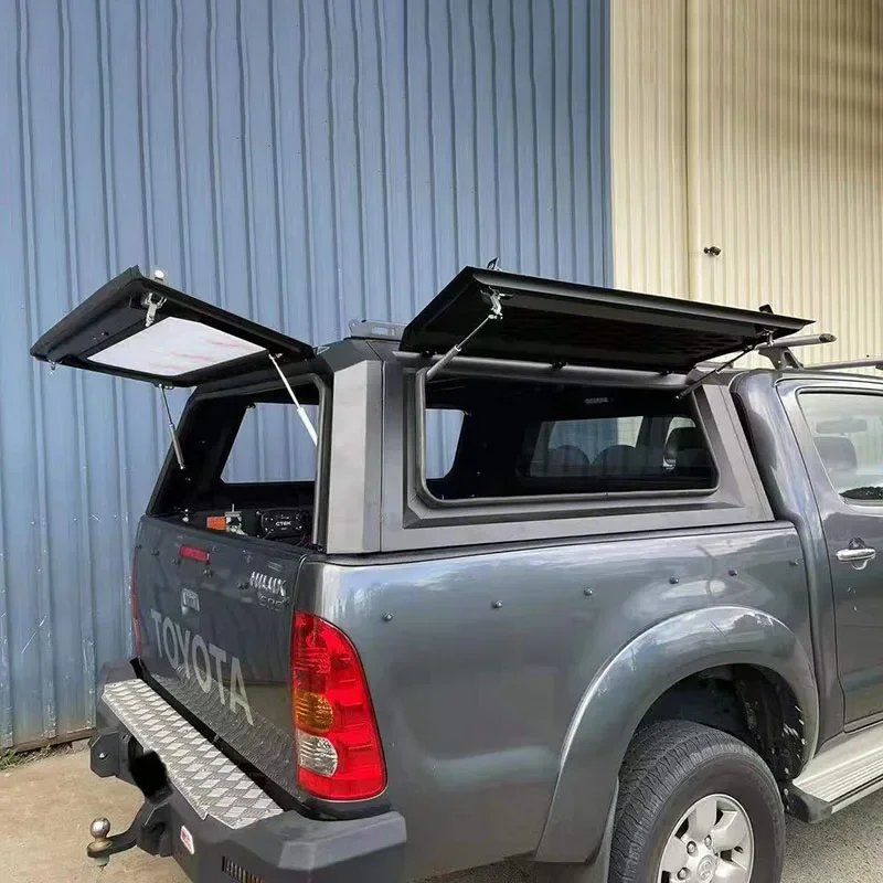 

Pickup Truck Back Cover Aluminum Car Protective Canopy For Hilux Vigo Revo 2005 - 2021+ Year Tonneau