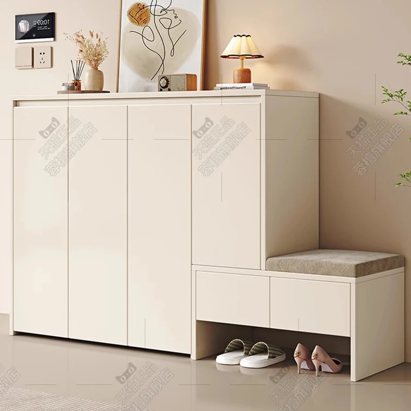 

Modern Vertical Shoe Shelf Organizer Storage Mobile Display Living Room Box Luxury Shoe Cabinet Designer Muebles Home Furniture