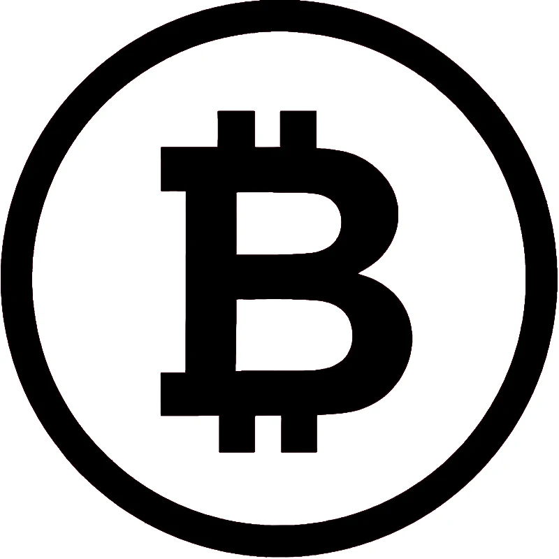 Hot Sell Blockchain Currency Sign Bitcoin Vinyl Sticker Car Sticker Symbol of Wealth Car Bodies Laptops Decoration