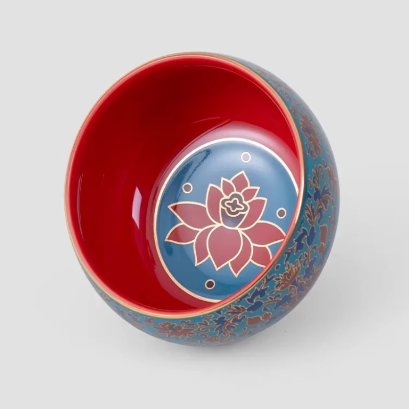 Chinese Style Tea Cup Cloisonne Enamel Individual Gift Box Personal Use Premium Ceramic Teacup Set Present for Business Client