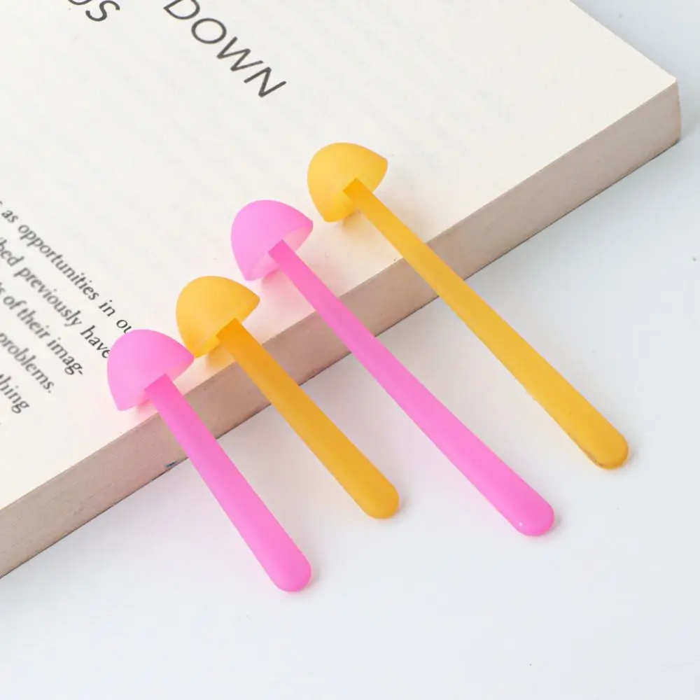 Back To School Cute Mushroom Bookmark Marker of Page Kawaii Simple Paper Cilp Creative Silicone Exquisite Bookcase Student