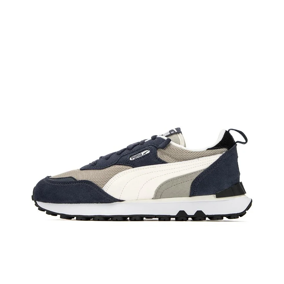 PUMA Rider FV Casual Shoes Unisex Low Top Black/White/Gray 390168-03
