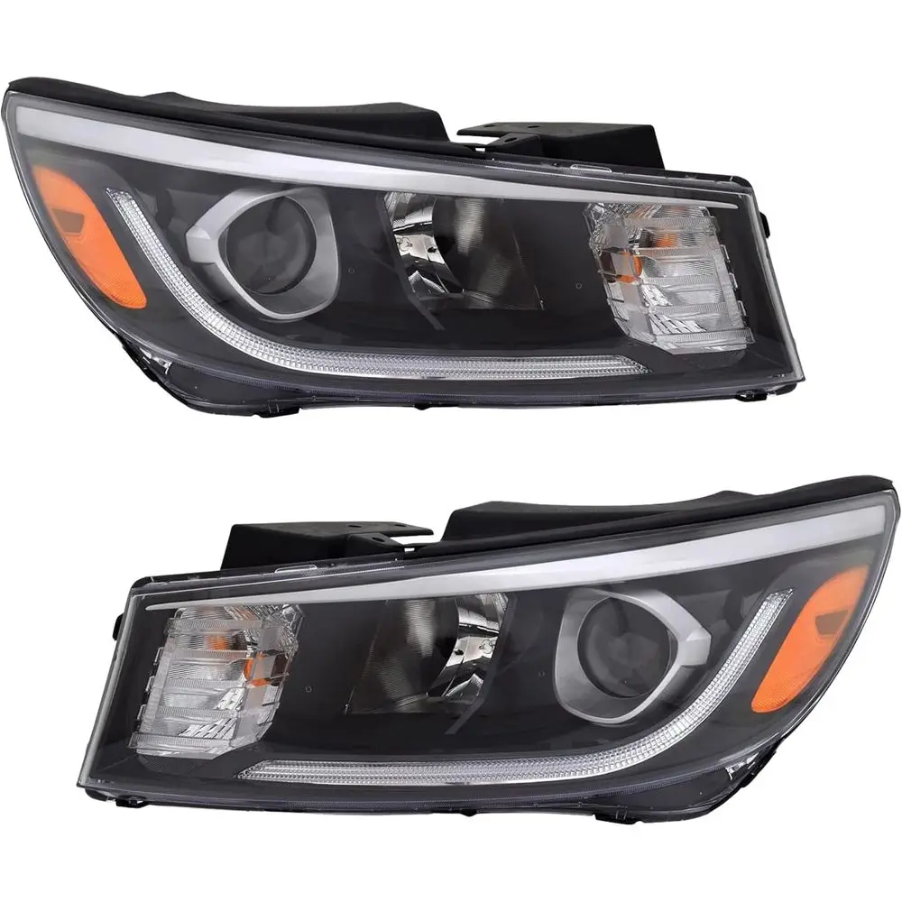 lamps Compatible with Kia Sedona 2019 2020 2021 Hgen light Assembly with Bulbs Let Side/Right Side KI2502238, KI2503238 / 92102-
