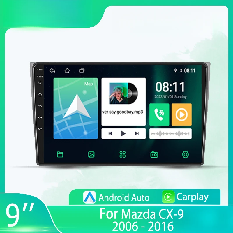 

For Mazda CX-9 2006-2016 Car Multimedia Player Android Car Player GPS WIFI Carplay 4G Car Radio Navigation Stereo Car Electronic