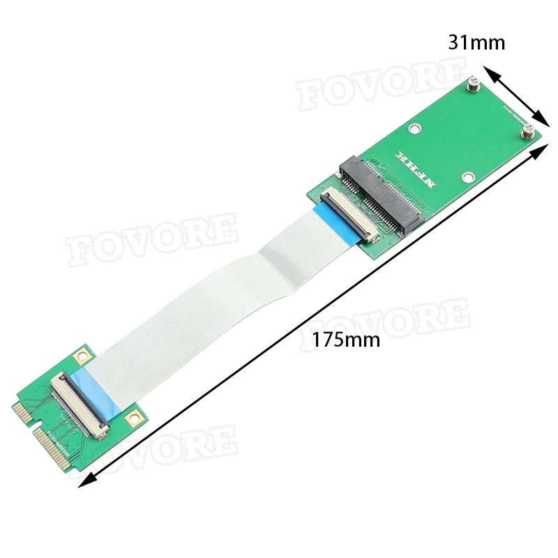 mSATA to PCI express extension Cable mini SATA SSD to PCI-e extension Extender Cable