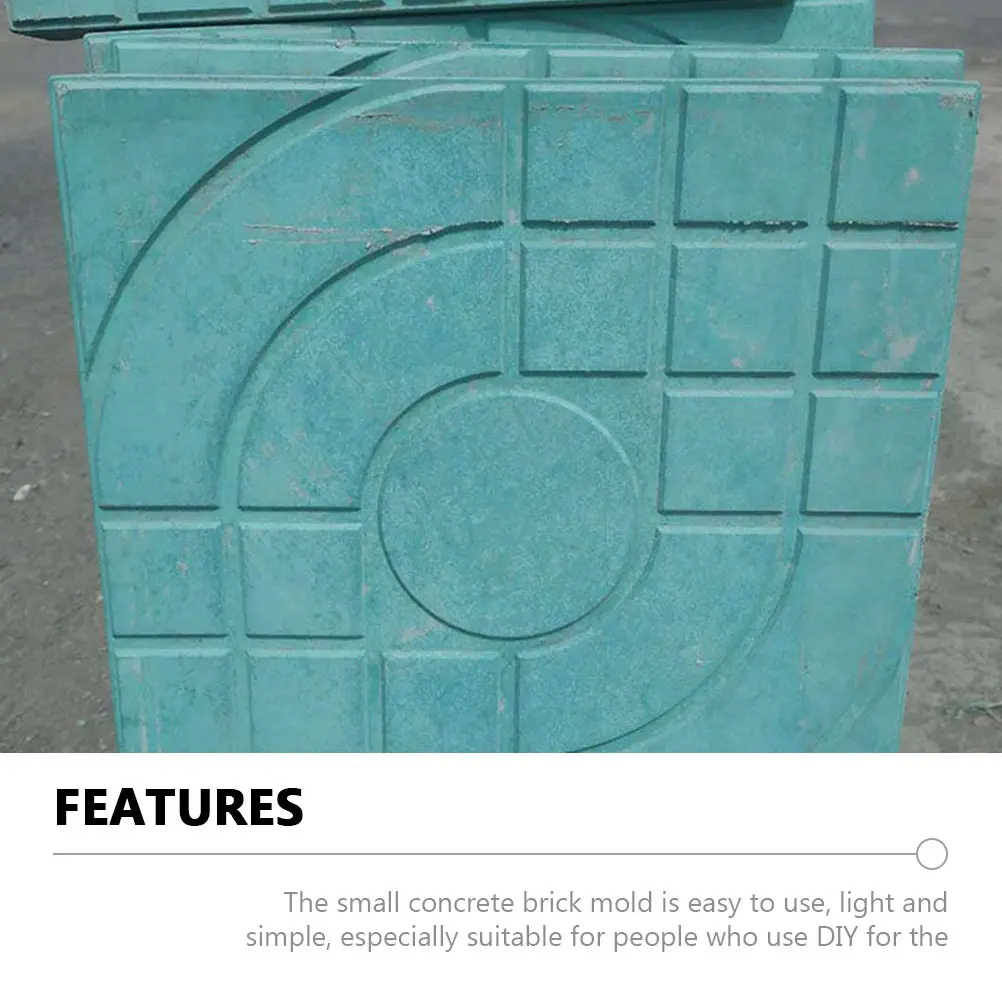 

2 Pcs Plastic Mold Garden Stone Gardening Buildings Concrete Molds Cement Ceramic Tile
