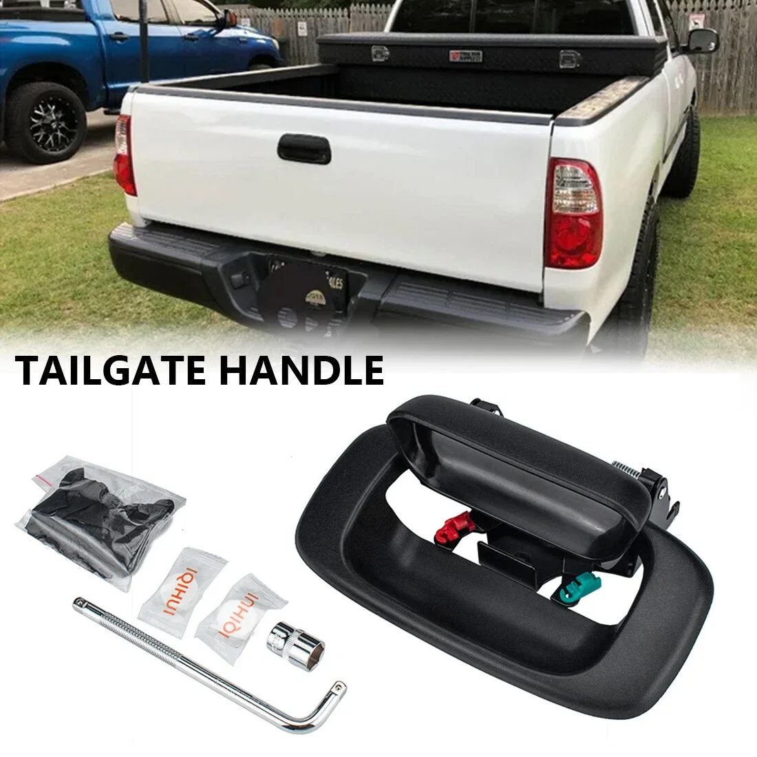 

Новая ручка двери багажника с накладкой и крепежными клипсами для Chevrolet Silverado и GMC Sierra 1500 2500 1999-2007 гг., артикулы 15997911, 15228539