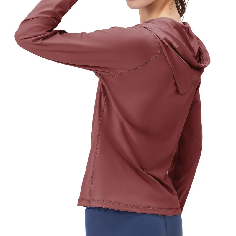 Women Sport Jackets Zipper Long Sleeve Pocket Yoga Tops Coat Slim Running Sweatshirts Female Quick Drying Gym Fitness Cardigan