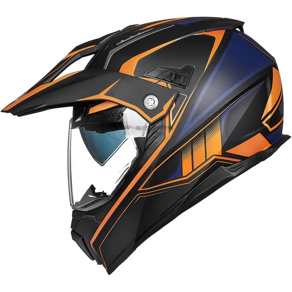 

Full Face Helmet Sun Visor Dirt Bike ATV Motocross Casco DOT Certified Model 606V ILM Off Road Motorcycle Dual Sport Helmet
