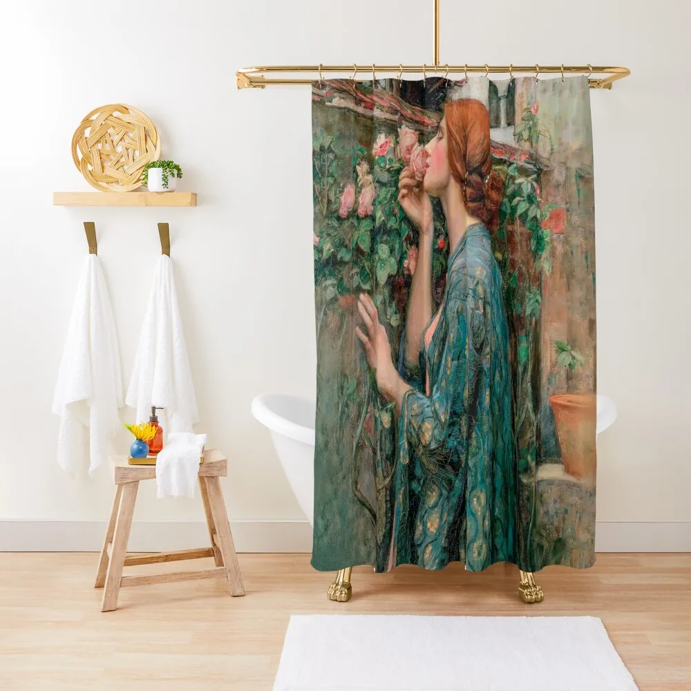 

The Soul of the Rose by John William Waterhouse Shower Curtain Shower Bath Bathroom Showers Curtain