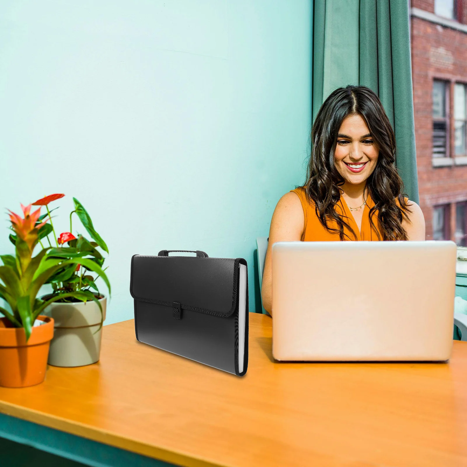 Aktenordner, Premium-Abs, erweiterbarer Dokumenten-Organizer, große Kapazität, tragbare Aktenaufbewahrungstasche für Büro, Zuhause, Schule