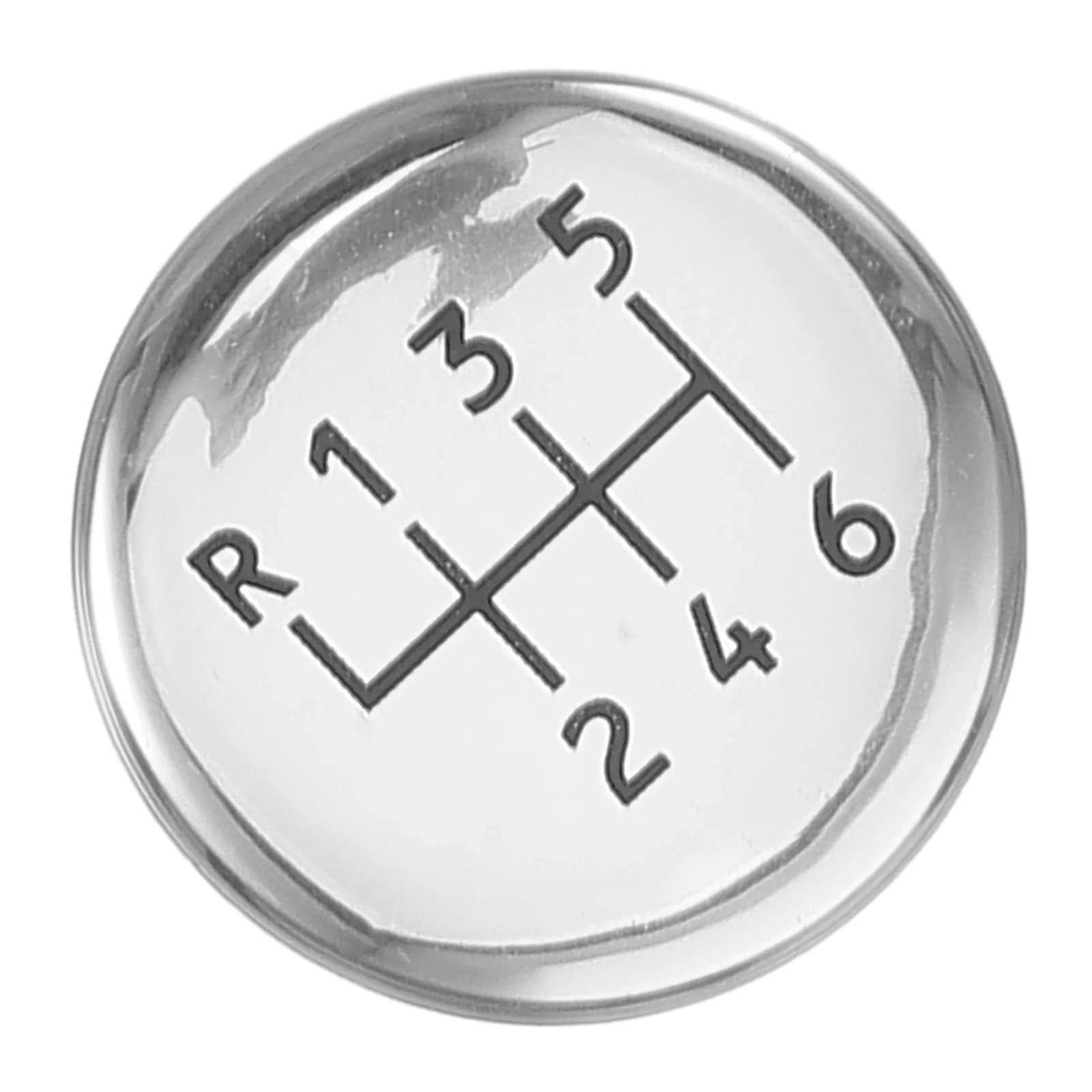 

Manual Transmission Shift Decal for Car Stick Shift Knob Unique Design Wear-Resistant Smooth Application Gear Pattern Display