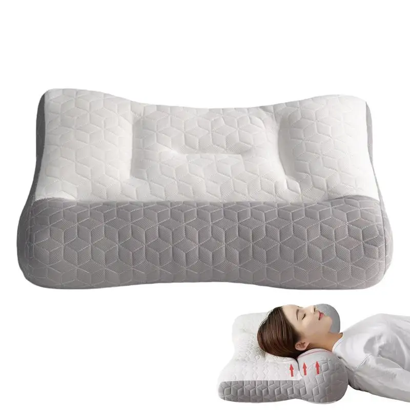 

Cervical Support Pillow Neck Stretcher Contour Pillows Cervical Neck Traction Device Super Ergonomic Pillow for Side Sleepers