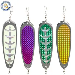 New 14cm/31g Tlapia Trolling Fishing Diving Flash Board Salmon Fishing Tackle Flasher Bait Lure Flasher Swim Bait Lures