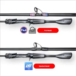 Mavllos OCKA Light Spinning Rod ,Lure 1-8g Line 2-6lb BFS Casting Rod, 1.5m 1.8m Solid UL Tip Carbon Trout Fishing Rod