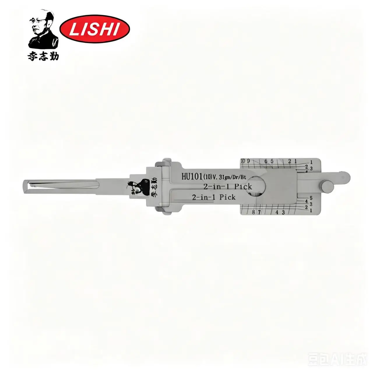 Lishi HU101 V3 with CutOut 3-in-1 Pick & Decoder for Land Rover 2024+ Lishi Tool