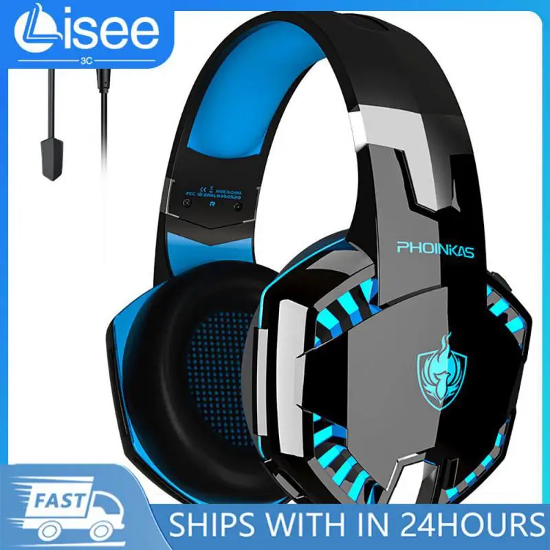 Gaming Headset and Gaming Mouse 4000 DPI Adjustable Stereo Gamer Earphone Headphones + Gamer Mice LED Light Optical USB Wired