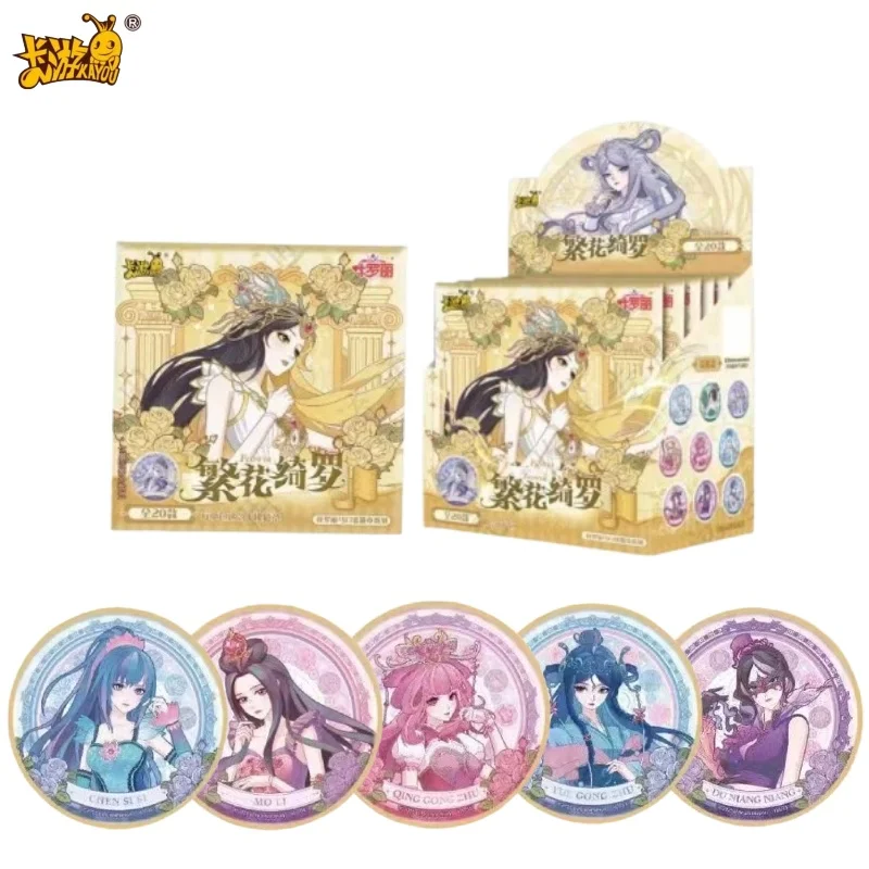 

KAYOU Genuine Ye Luoli Tinplate Badge Series Vol.1 Gorgeous Blossoms Anime Character Peripheral Brooch Badge Gift for Kids