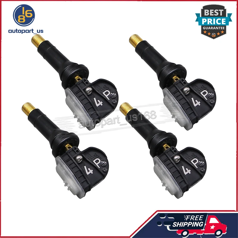 4PCS S6DM3609200 Car Tire Pressure Monitor Sensor TPMS For BYD E5 E6 F3 Qin DM/EV Song EV Tang Yuan 2017-2023 433MHz S6DM-360920