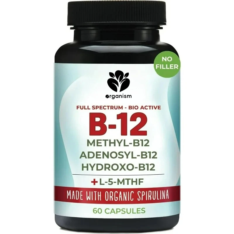 

Дополнение витамина B12 5000 мкг содержит метасиликобаламин, азеносил-баламин и комплекс гидроксиB12