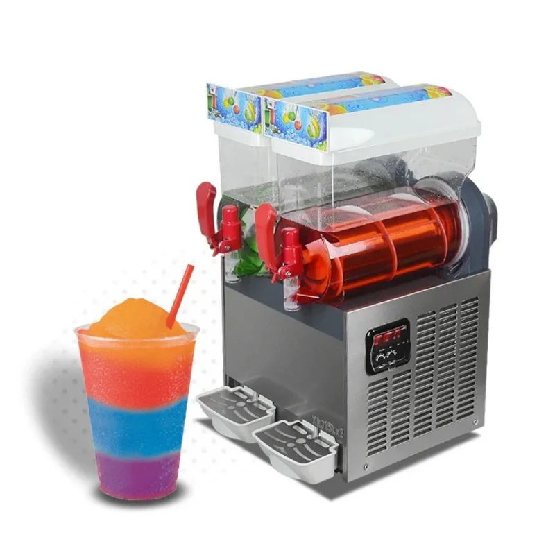 

Kolice ETL CE Rohs 2 tanks 15Lx2 ice slush machine/slush machine/slushy machine