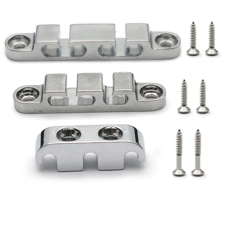 2/3/4 String Bass Retainer Lightweight Metal Construction Enhanced Sustain and Playability Through Optimal Tension