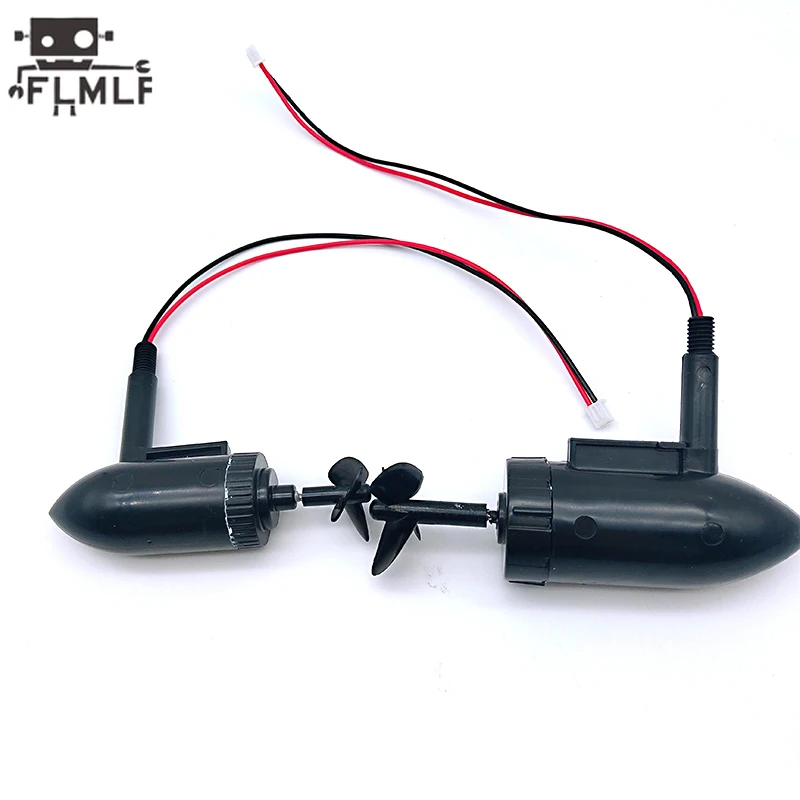 Rc Boat 12V Underwater Thruster Motor Engine 10cm or 13cm Waterproof Propulsor 3-blade Propeller for RC Fishing Bait Boat Parts