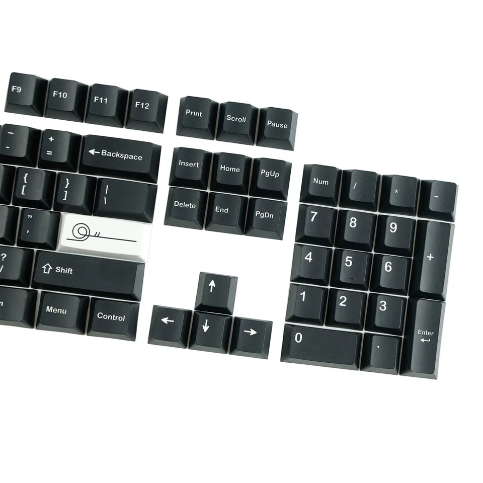 GMK Black Snail Keycap Set 142 Keys Cherry profile 5 Side DYE